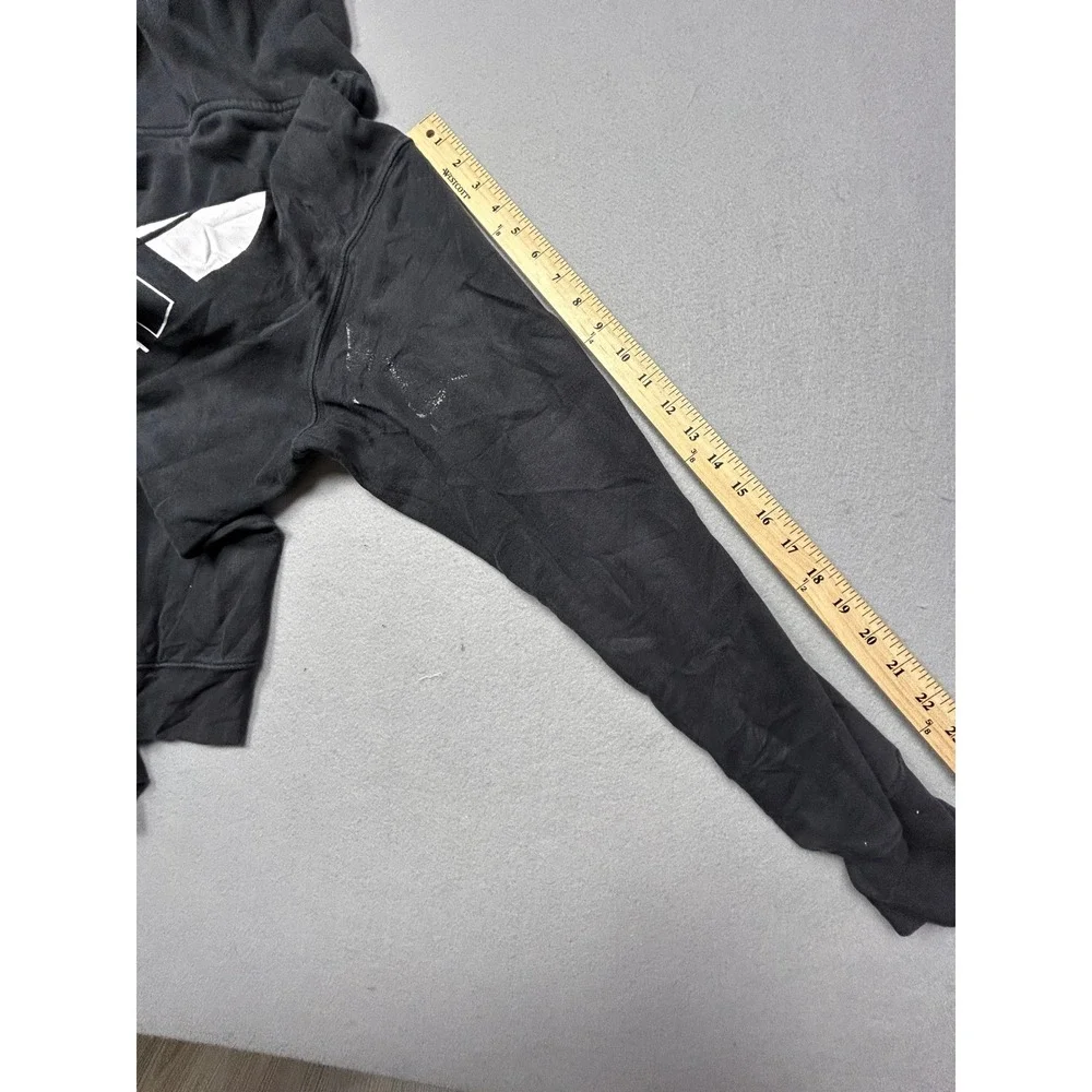 The North Face Hoodie Cotton Polyester Black Medium Mens